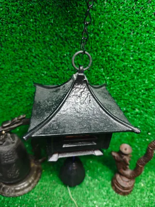 Carillon vento giapponese, candelabro drago, campana gong