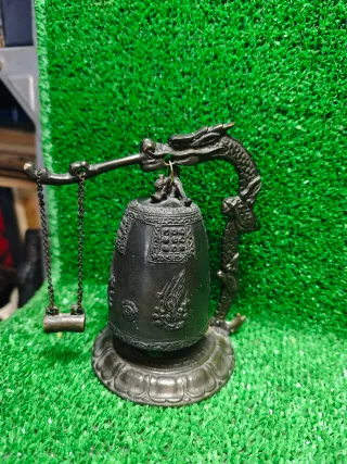 Carillon vento giapponese, candelabro drago, campana gong