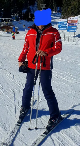 Completo sci uomo Ellesse rosso/blu