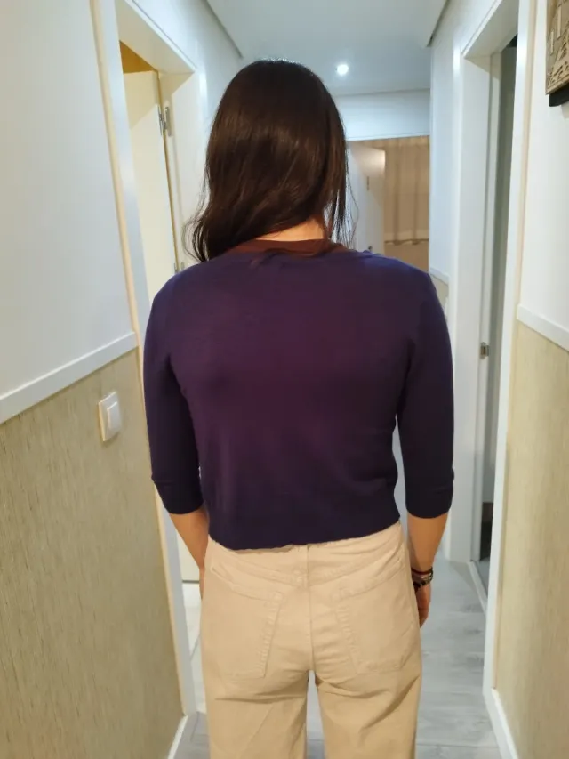 Chaqueta fina azul marino