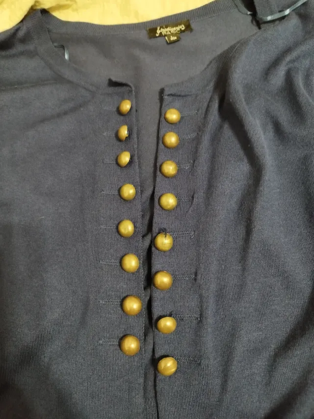 Chaqueta fina azul marino