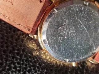 Orologio Lorenz Uomo Cronografo Pelle Dorato