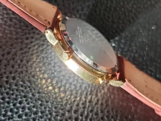 Orologio Lorenz Uomo Cronografo Pelle Dorato