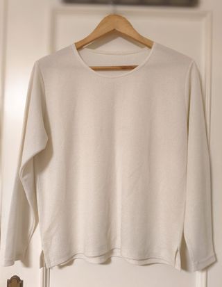 Jersey fino blanco roto