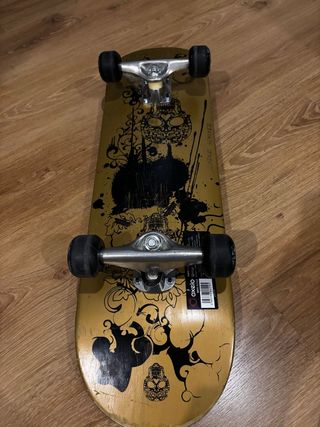 Monopatín Skate Oxelo Dorado