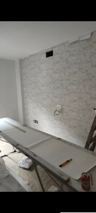 Instalación de papel pintado