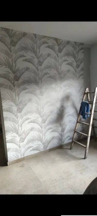 Instalación de papel pintado