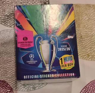 Caja Cromos Champions League 2025/26