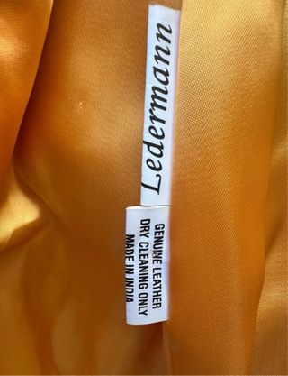 Abito in pelle d’agnello