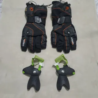 Guanti Snowboard Level tg.9/L neri/arancio