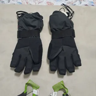 Guanti Snowboard Level tg.9/L neri/arancio