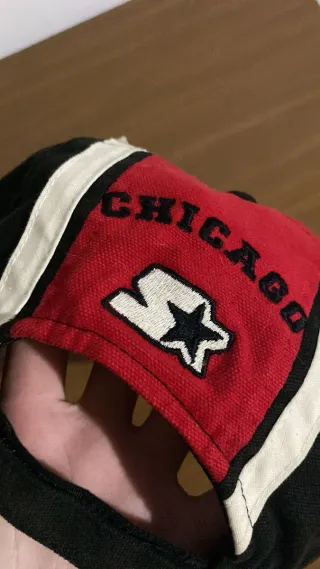 Gorra Starter NBA Chicago Bulls Panel Stripe 90s