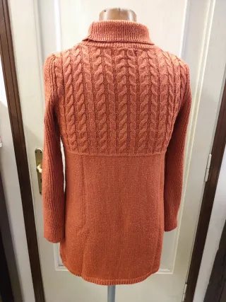 Maglione/abito collo alto arancione