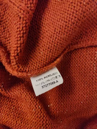 Maglione/abito collo alto arancione