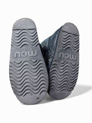 Mou stivali neri argento donna