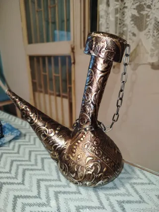 Botijo de vino decorado