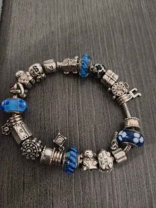 Pulsera Plata Pandora Charms Varios