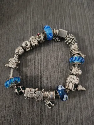 Pulsera Plata Pandora Charms Varios