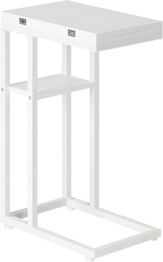 Mesa Auxiliar C Plegable Madera y Metal