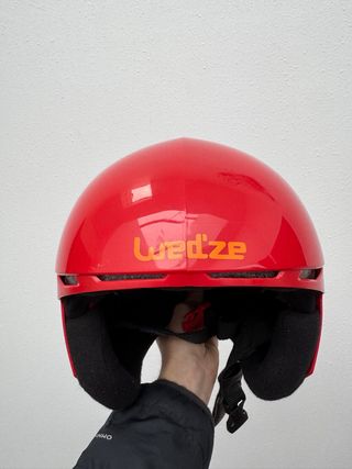 Casco de esquí rojo Wedze