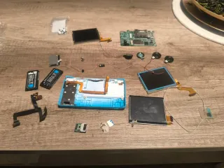 Pack Piezas Nintendo DSI azul