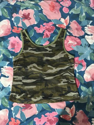 Top tirantes camuflaje militar OFERTA