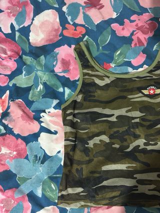 Top tirantes camuflaje militar OFERTA