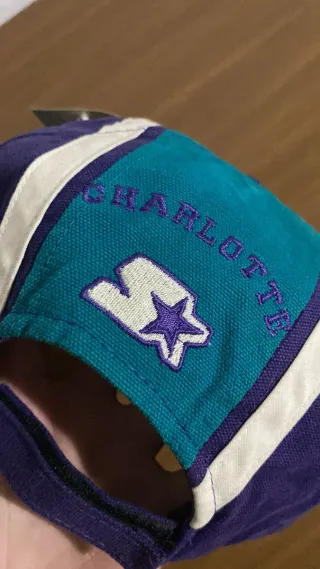 Gorra Starter NBA Charlotte Hornets Panel Stripe