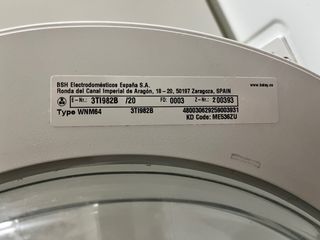 Lavadora integrable Balay ExtraSilencio 8kg