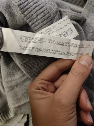 Maglione leggero Zara grigio