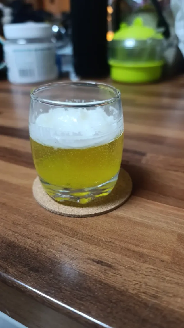 Cerveza de cera gel y chantillí