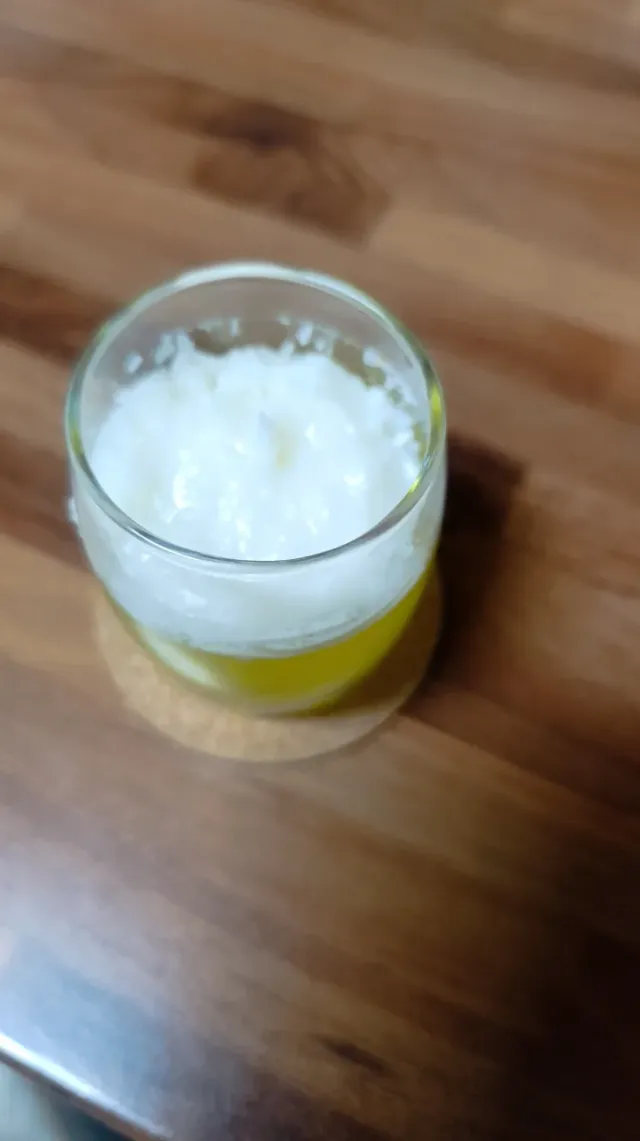 Cerveza de cera gel y chantillí