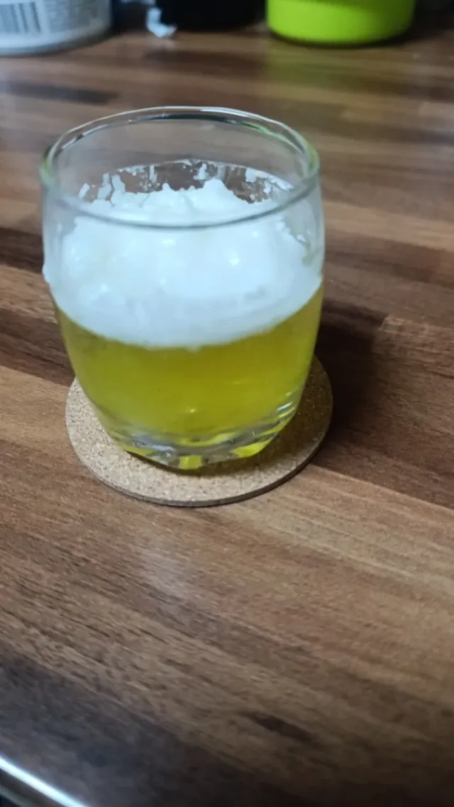 Cerveza de cera gel y chantillí