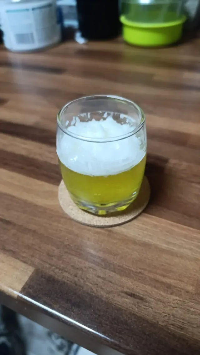 Cerveza de cera gel y chantillí