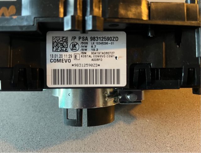 Anillo Mando Luces COM EVO PSA 98312590ZD