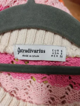 Chaleco Crochet Stradivarius Talla S