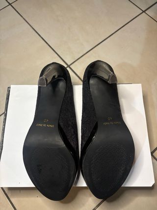 Décolleté Pechè Original pizzo nere n.40