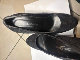 Décolleté Pechè Original pizzo nere n.40