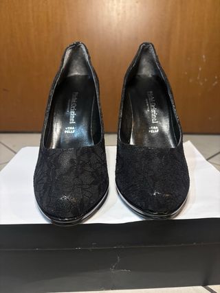 Décolleté Pechè Original pizzo nere n.40