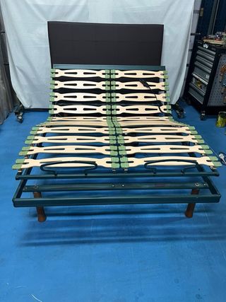 Struttura Letto con Struttura Articolata e Materasso in Lattice 135x190