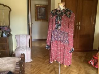 Vestido Zara Talla S Multicolor