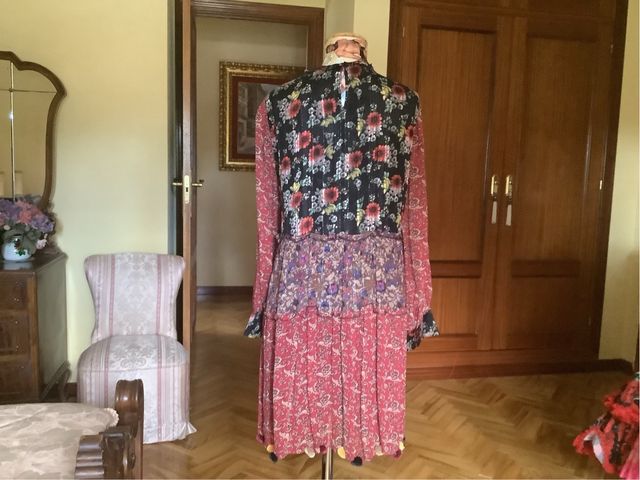 Vestido Zara Talla S Multicolor