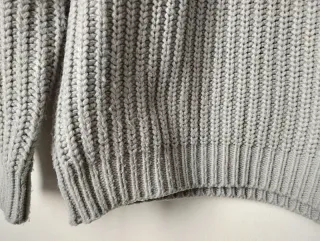 ASOS Relaxed Long Sleeve Knitted Crewneck Stripe J