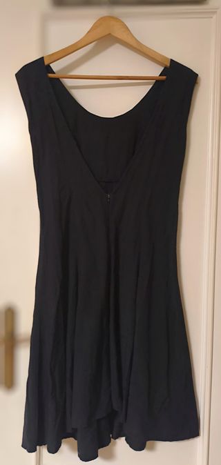Vestido Verano Negro Espalda Descubierta