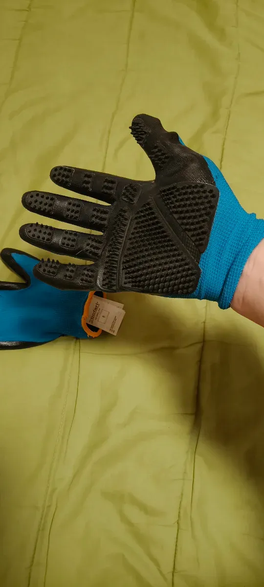 Guanti per rimuovere il pelo degli animali domestici