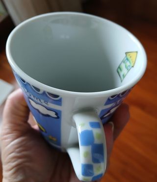 Tazza vintage porcellana