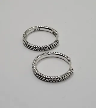 Orecchini Cerchio Argento S925