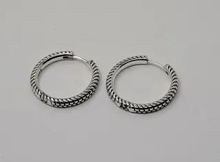 Orecchini Cerchio Argento S925