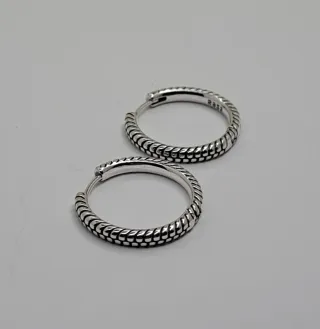 Orecchini Cerchio Argento S925