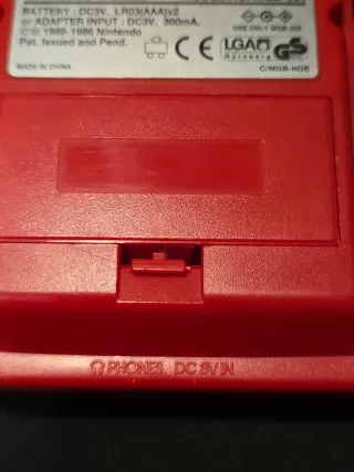 Gameboy Pocket Rosso Completo